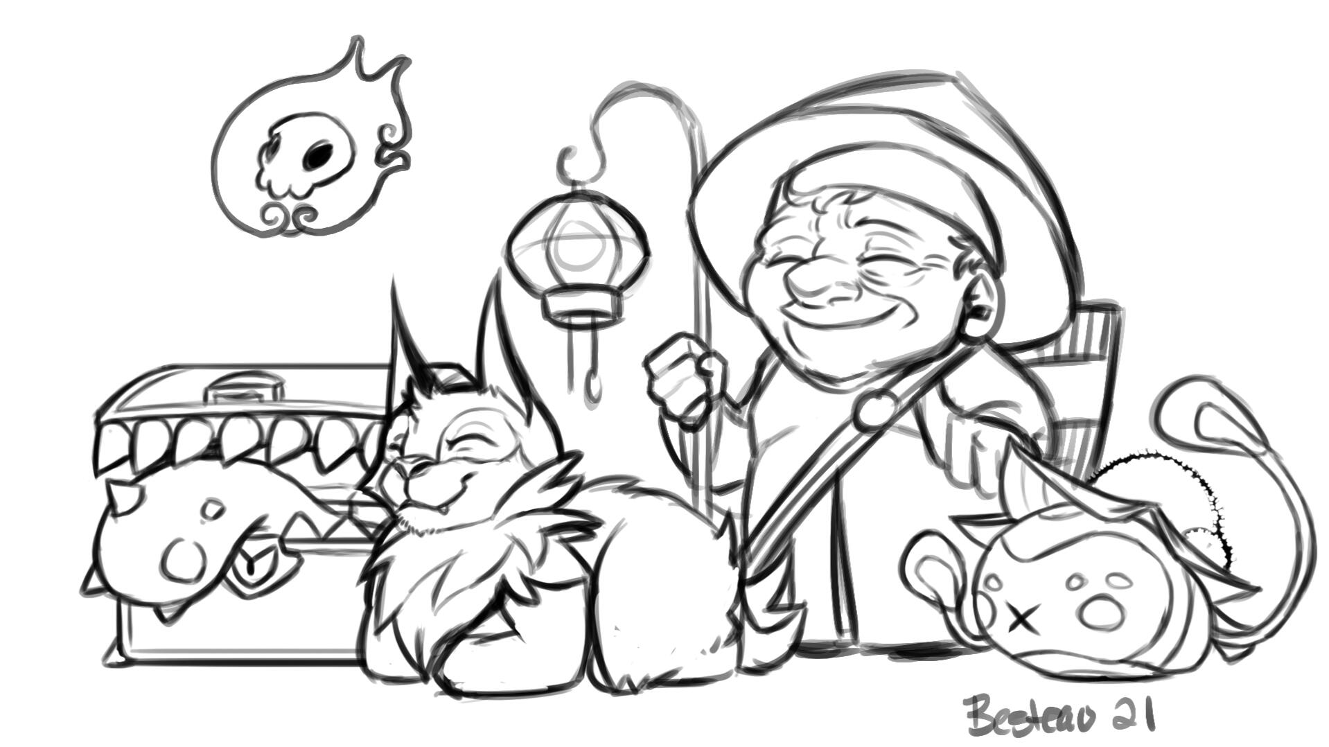 "Lantern" Character Sketches