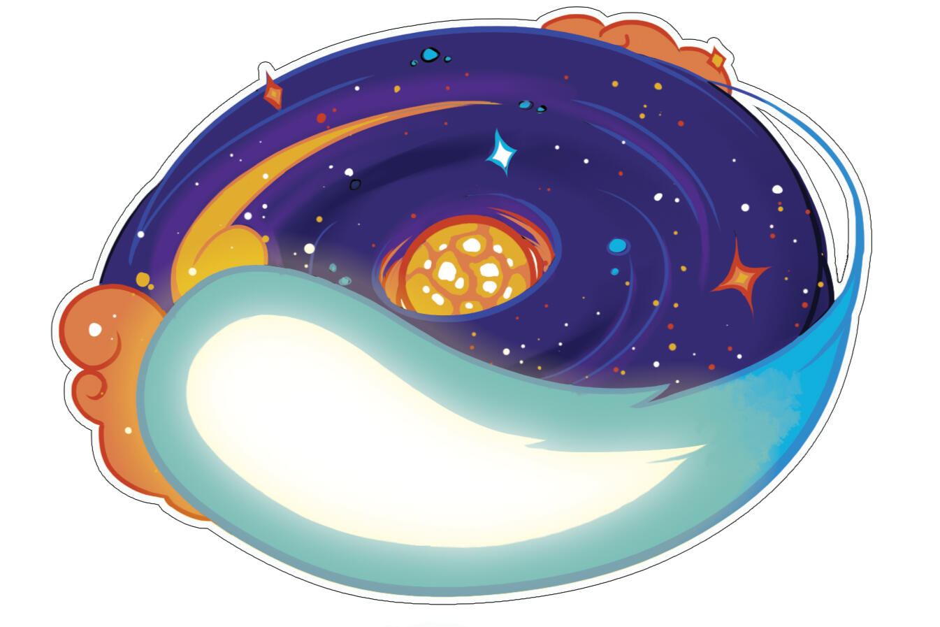Galaxy Sticker