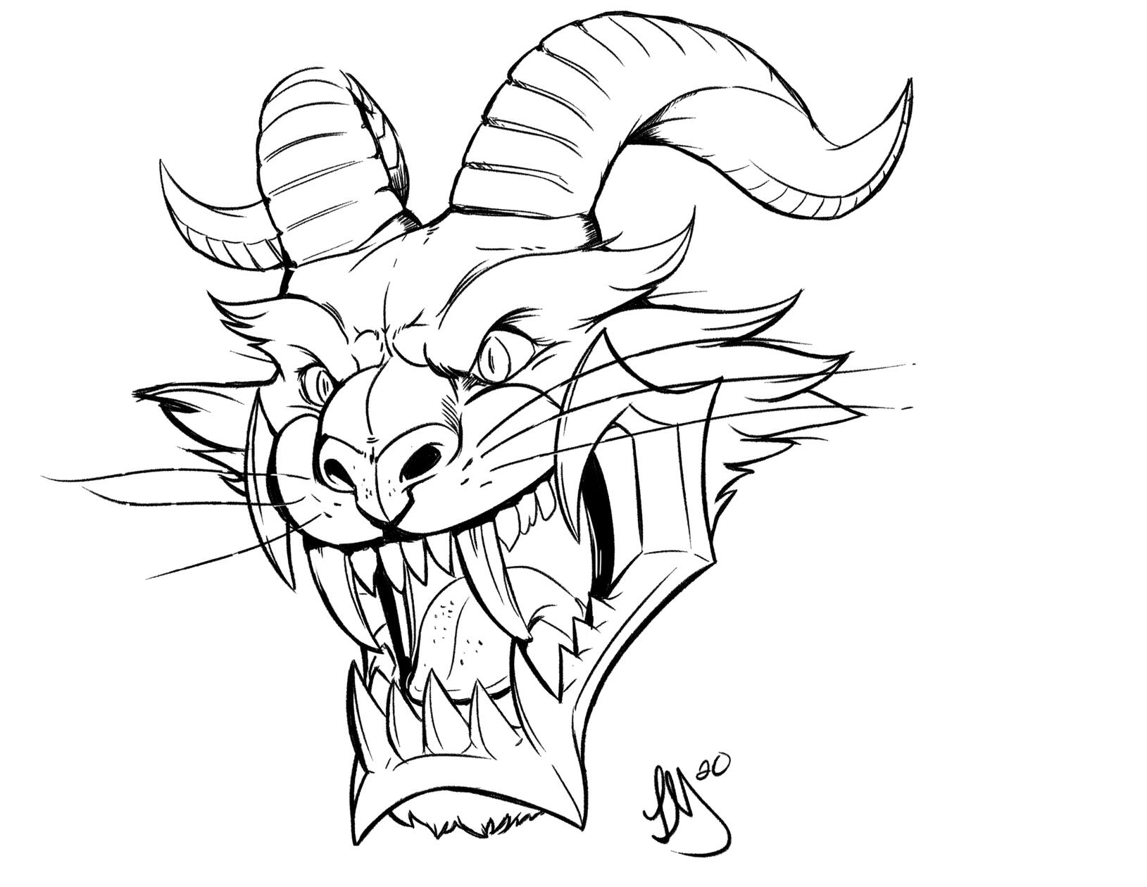 Manticore with Iron Jaw