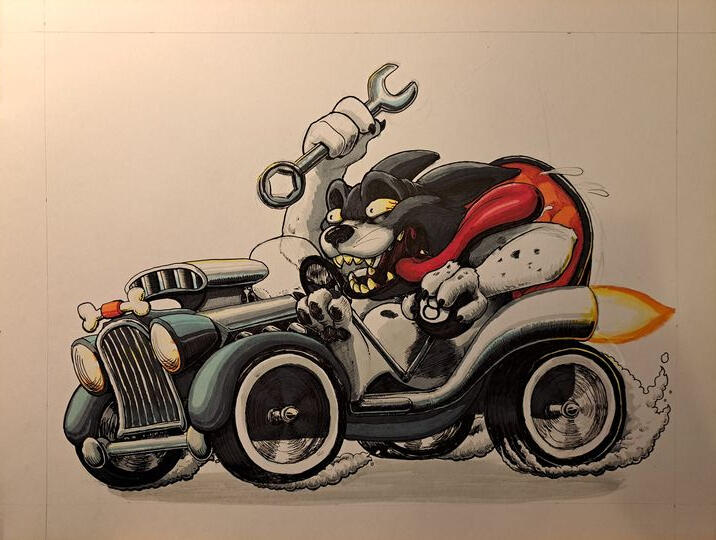 Sketch of My Dog, Willow