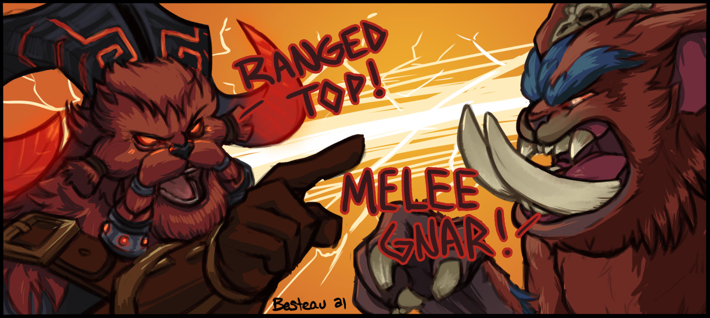 Ornn and Gnar Banner (LoL)